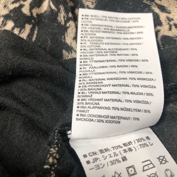 🆕 Nikita high low scoop neck tunic top neutral black tan extra small pullover - Picture 10 of 13